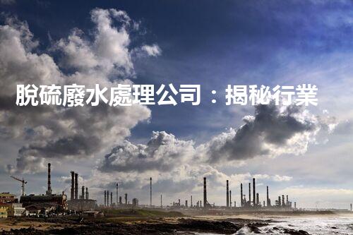 脫硫廢水處理公司：揭秘行業(yè)內(nèi)幕與以后趨勢？
